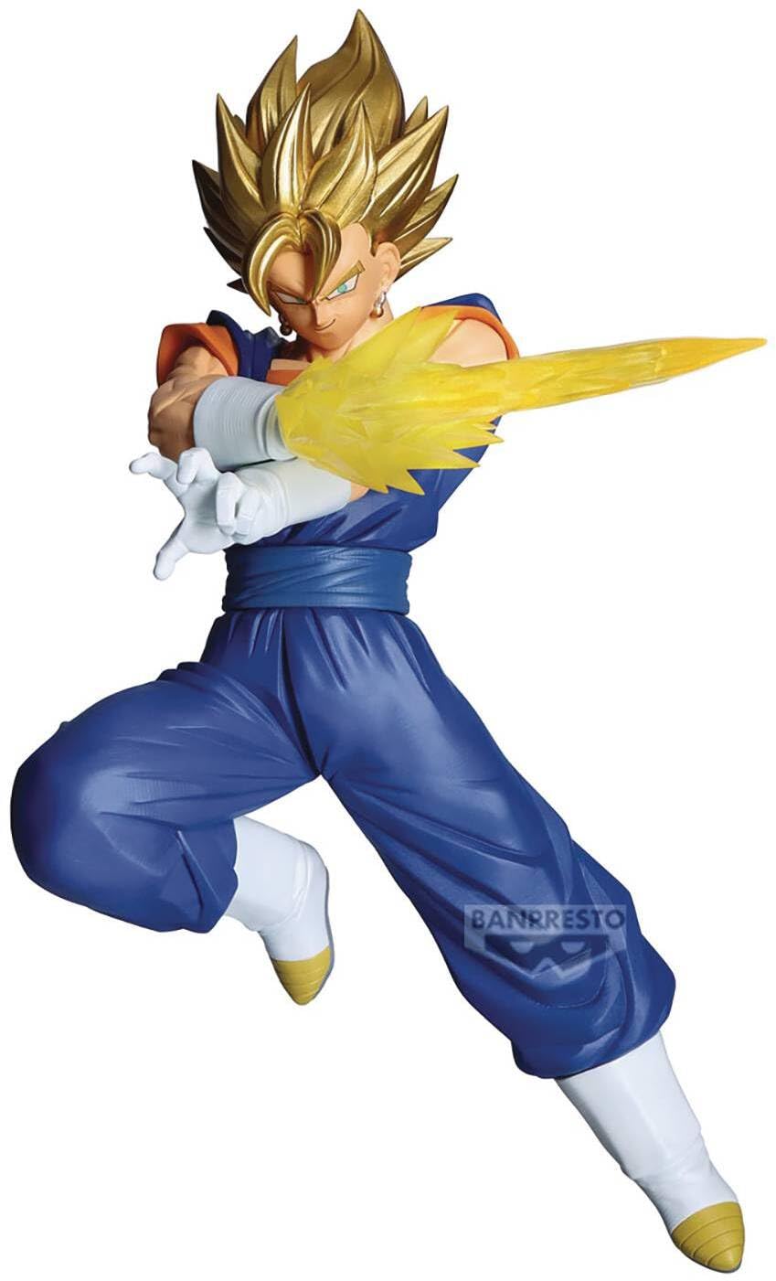 Banpresto Dragon Ball Z Super Vegito figure on its stand for standout display