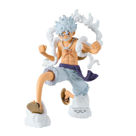 Banpresto Luffy Gear5 Grandista 8-3inch figure height ideal for compact displays.