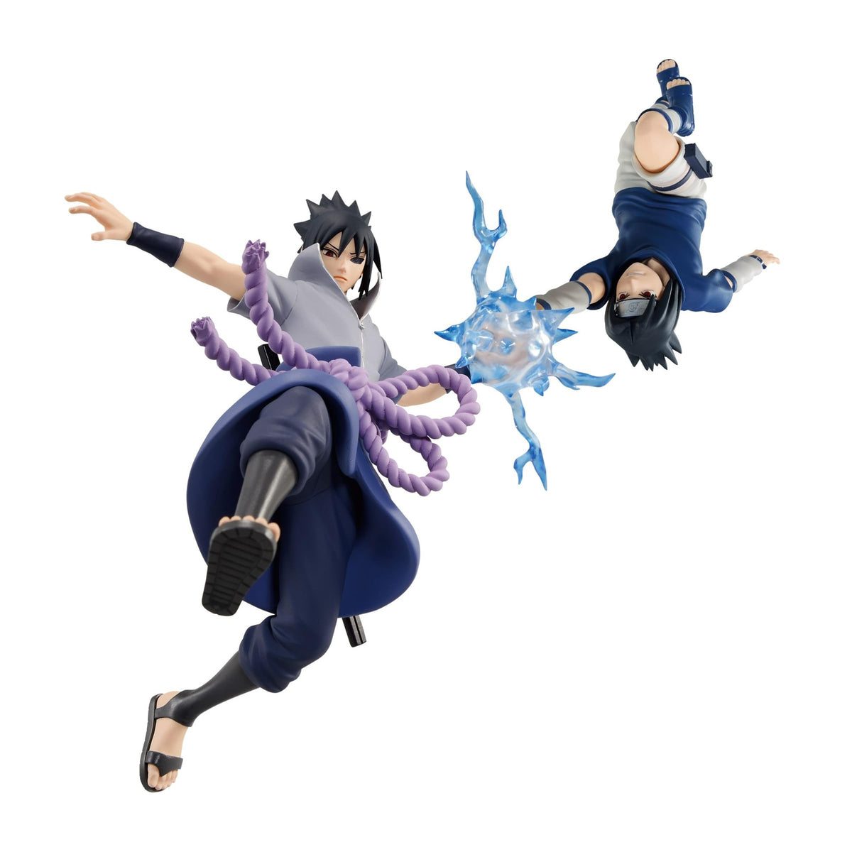 Collectible Banpresto Sasuke statue ideal for display and gifting.