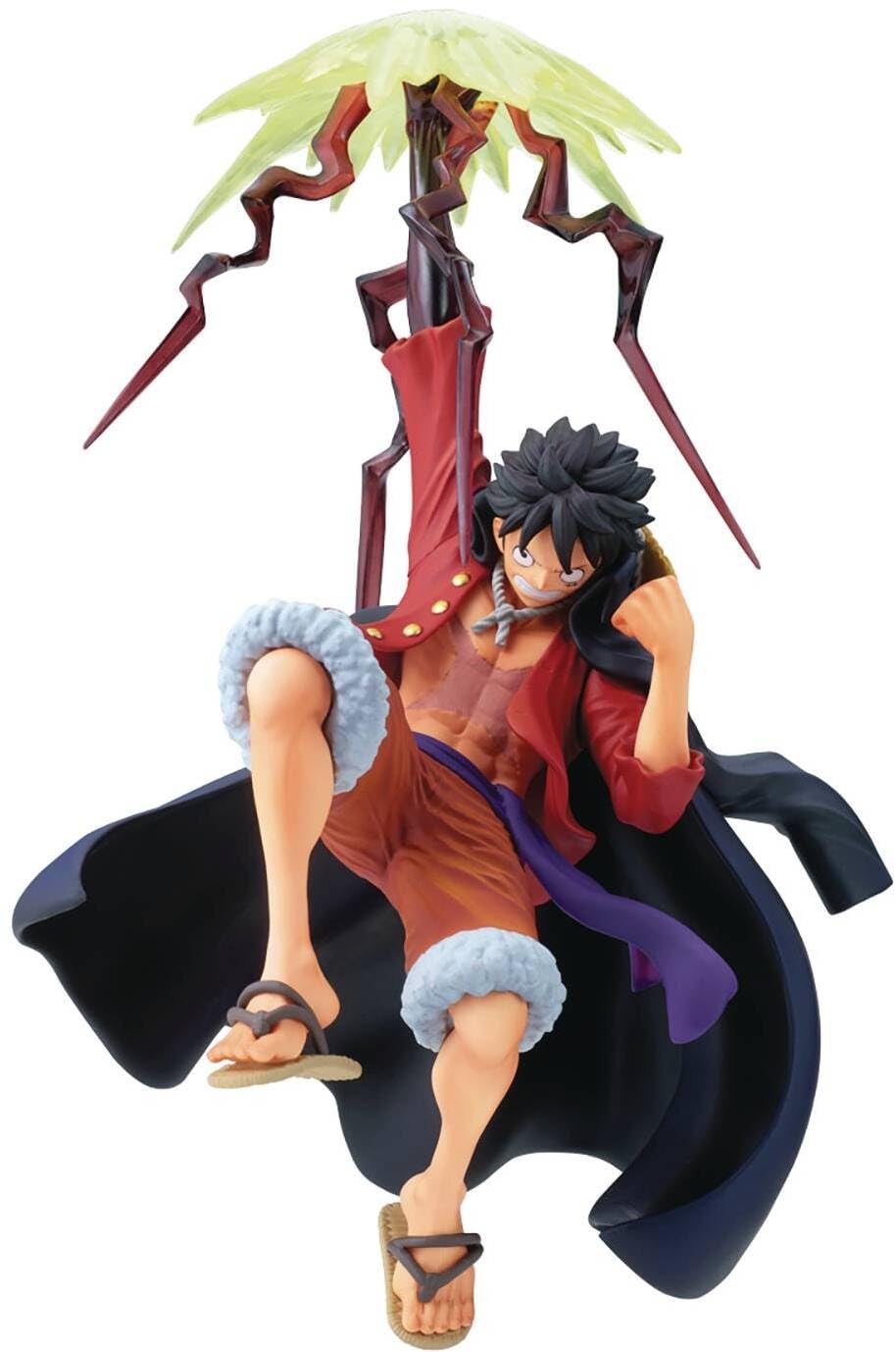 BanPresto One Piece Battle Record Luffy II statue for display and collection.