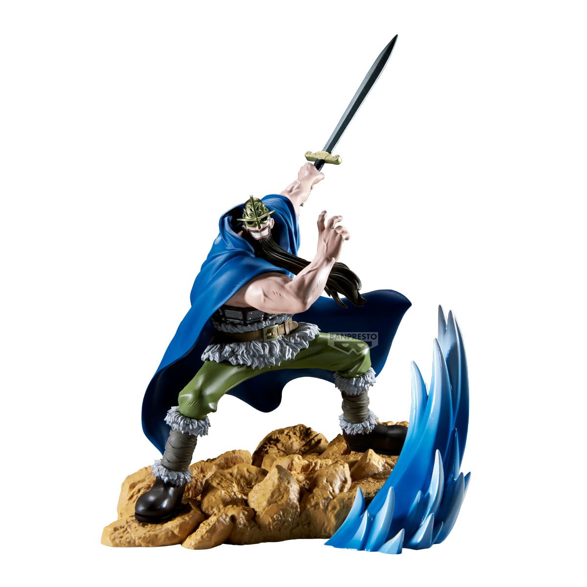 Banpresto One Piece Dorry Senkozekkei figure front view for display collection.