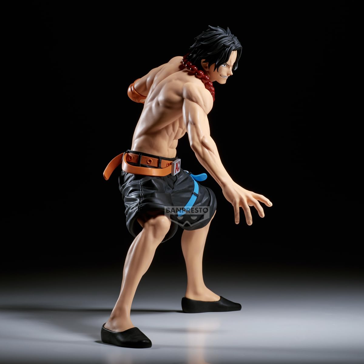 Banpresto Portgas D. Ace Grandista figure in a dynamic pose for eye-catching shelves.