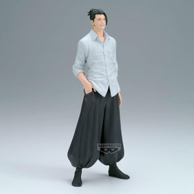 Banpresto Suguru Geto King of Artist pose detail captures dynamic energy.