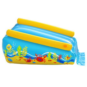 BANZAI My First Water Slide kid-friendly setup for portable yard fun
