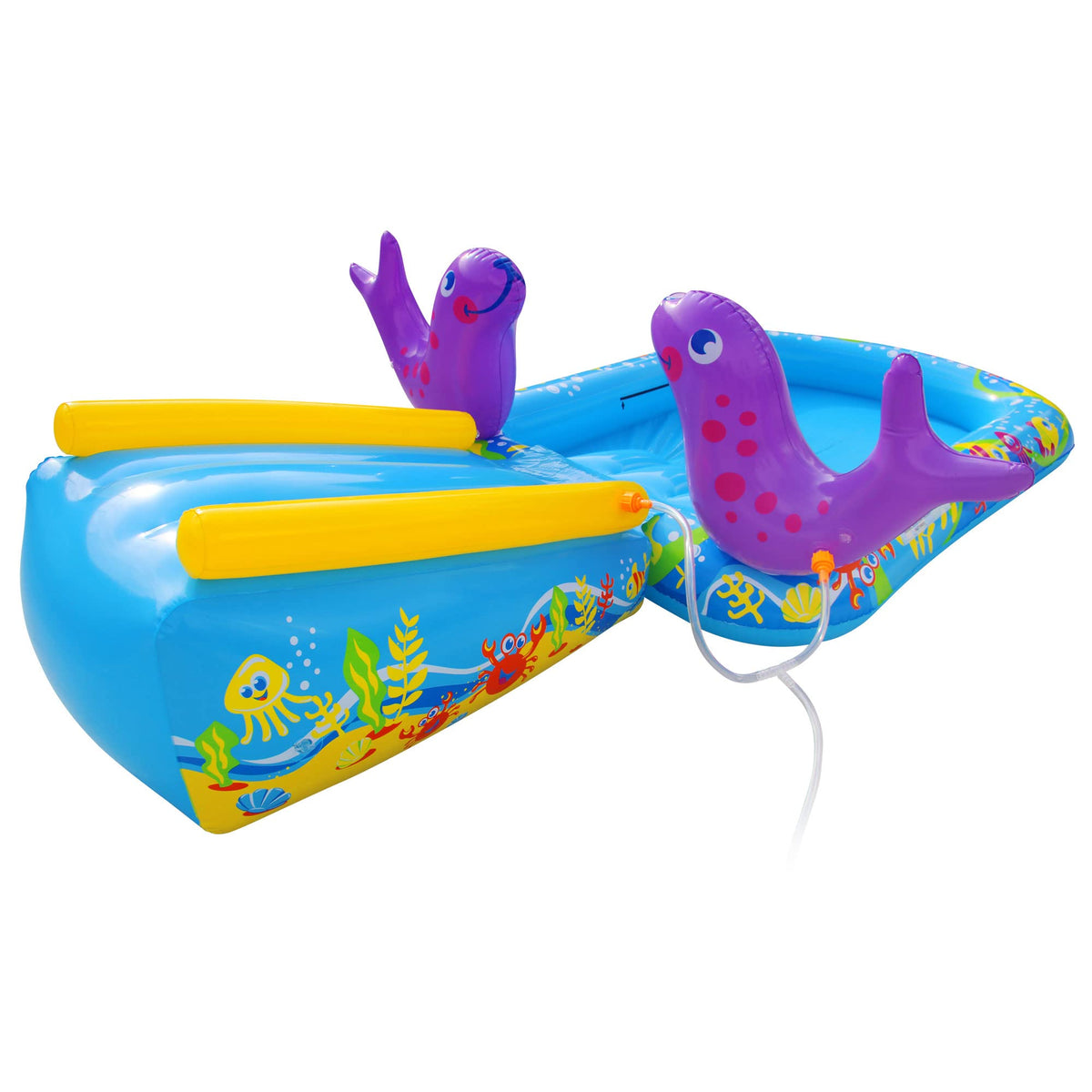 BANZAI My First Water Slide includes a water watcher tag for safety reminders
