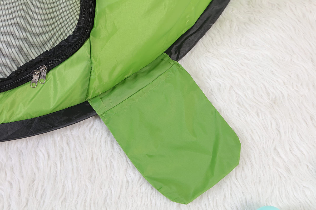 BAODIAN Kids Play Tent durable fiberglass frame supports stable playtime.