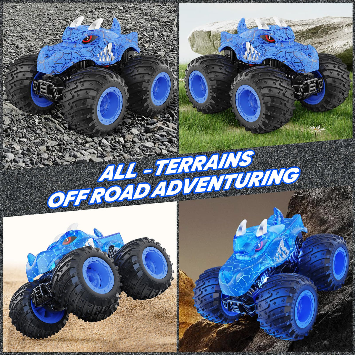 BAODLON all-terrain design handles grass, gravel, sand, and wood floors.