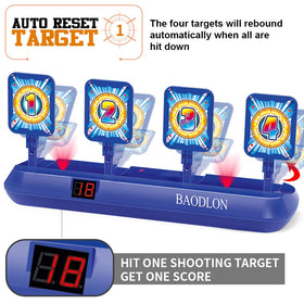 BAODLON foam darts and clips ensure safe, reusable ammo for indoor sessions.