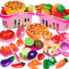 BAODLON baskets for tidy storage and pretend shopping play