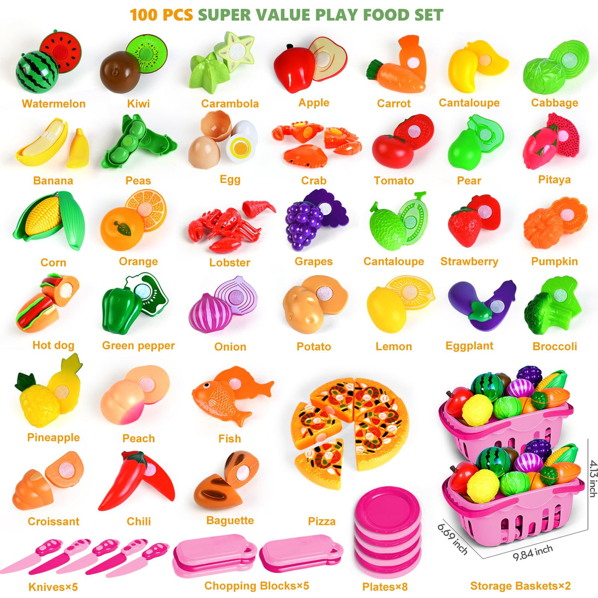 BAODLON cutting boards for safe, interactive slicing play
