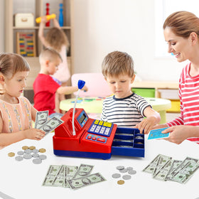 BAODLON kids roleplay grocery store fosters hand-eye coordination and imaginative play.