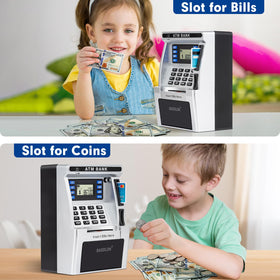 Baodlon piggy bank balance display shows savings progress in real time