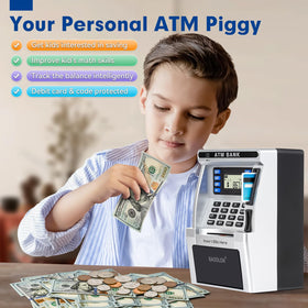 Baodlon piggy bank savings goal setting up to 9,999.99 for kids