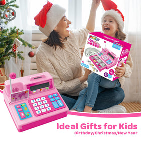 BAODLON pink grocery store playset sparks imaginative shopping pretend play