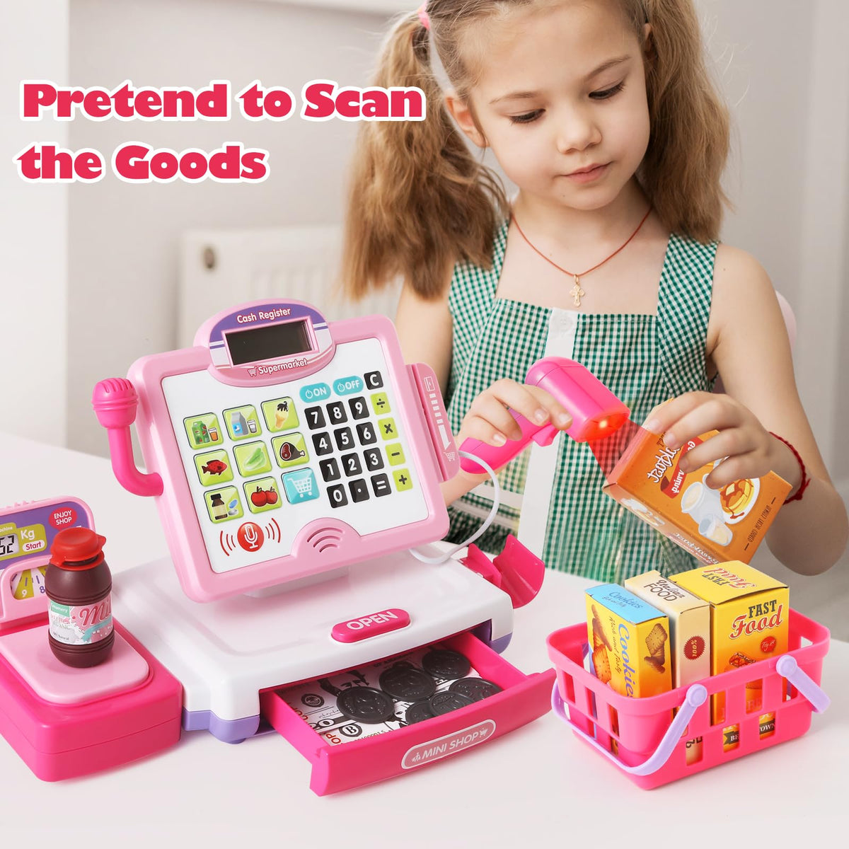 Baodlon play money and coins reinforce counting and basic math skills.