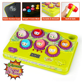 BAODLON Pound-a-Mole LCD score display motivates kids through clear feedback.