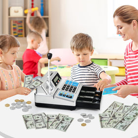 BAODLON real calculator keypad supports basic math while kids sum and tally