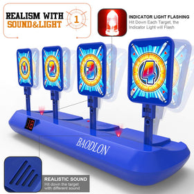 BAODLON built-in sounds and lights create an immersive shooting experience.