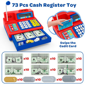 BAODLON toy credit card swipes smoothly to simulate real checkout and budgeting play.