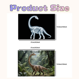 BAOGETONGLER 16 Animal X-Ray Set bone templates close-up highlighting detailed silhouettes