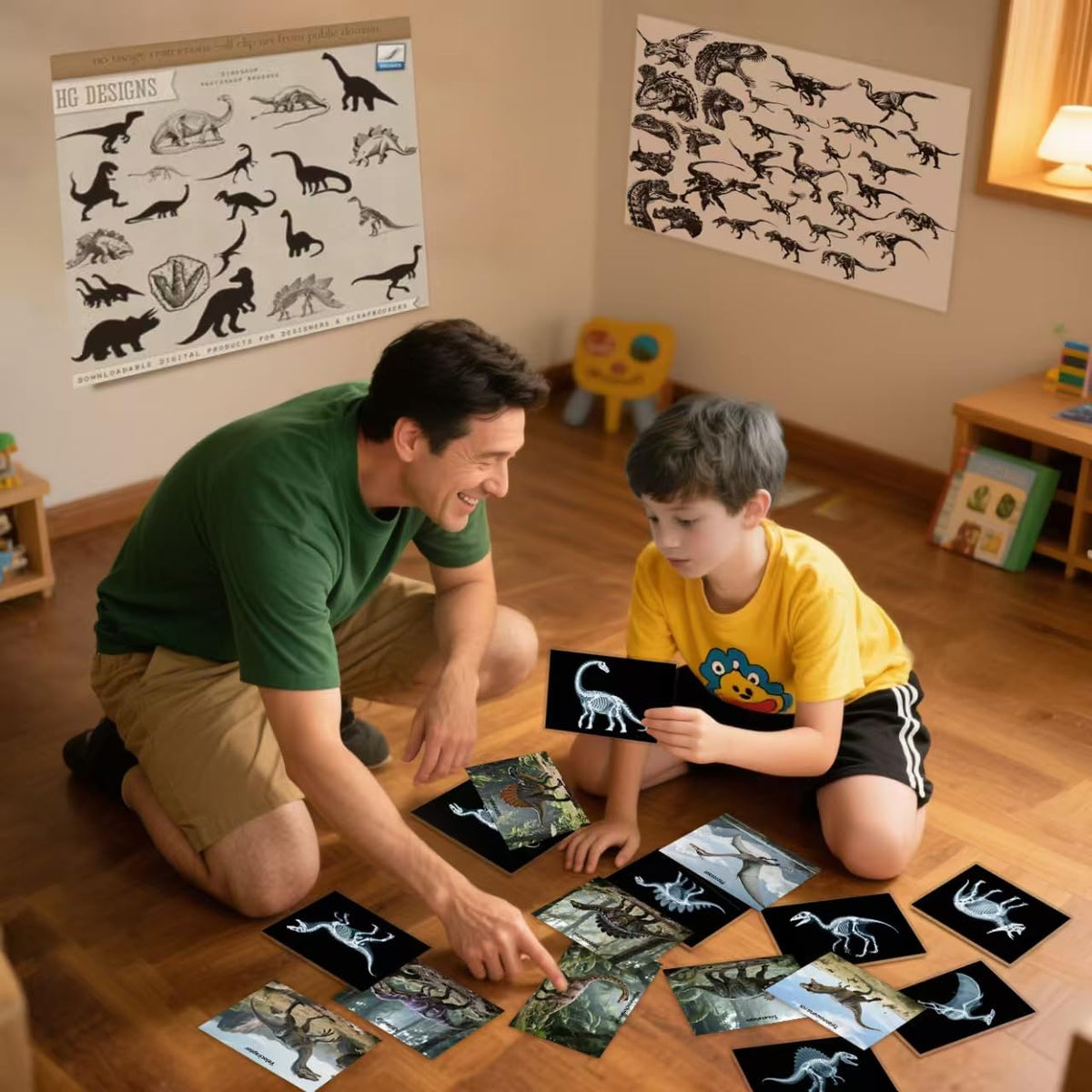 BAOGETONGLER 16 Animal X-Ray Set dinosaur series elements for themed learning