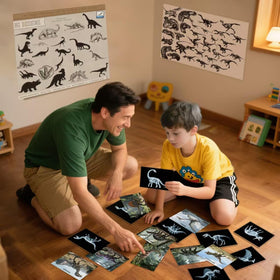 BAOGETONGLER 16 Animal X-Ray Set dinosaur series elements for themed learning