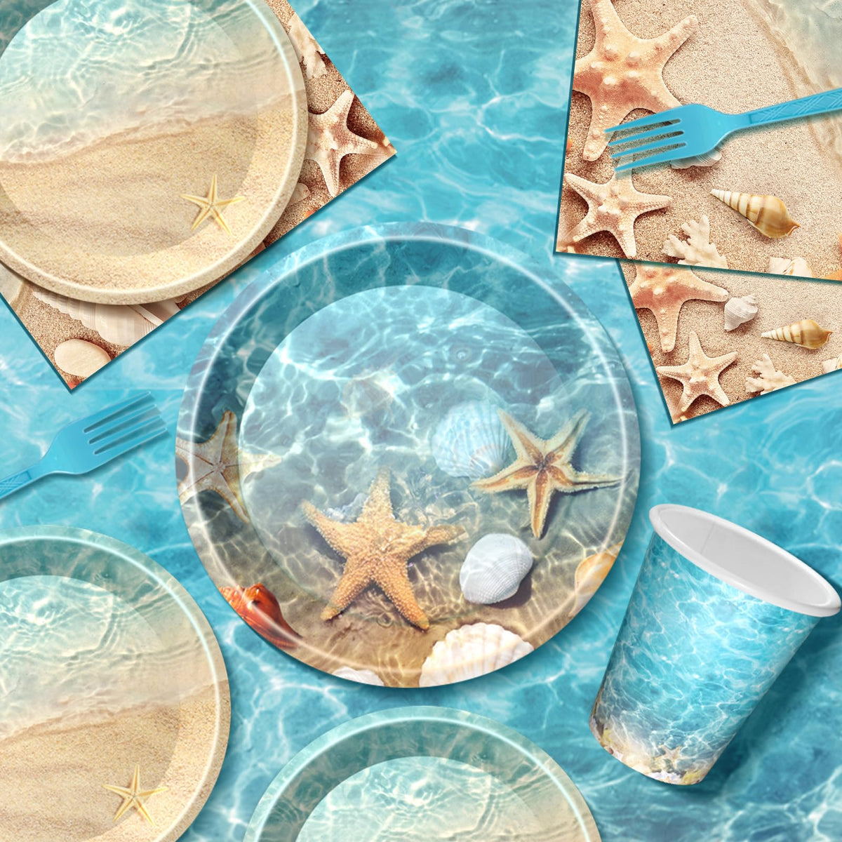 Baolaiballoon seashell paper cups 24ct sturdy for hot or cold drinks.