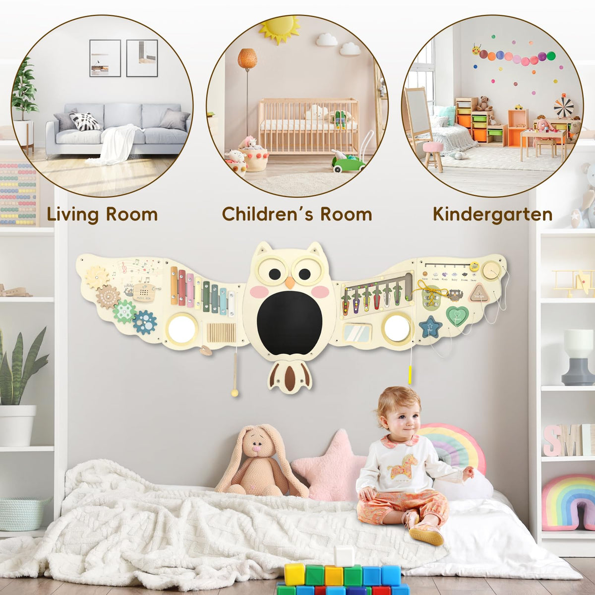 Baotree safe and durable materials wall panel for safe play