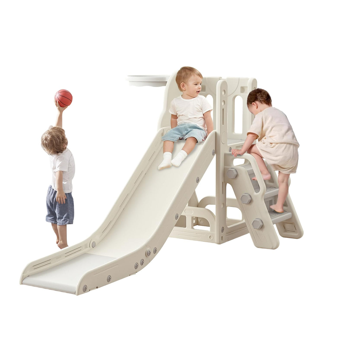 Baotree toddler slide full view for versatile indoor and outdoor play