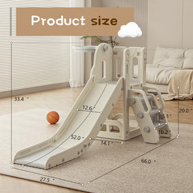 Baotree slide for indoor outdoor use fits homes and yards