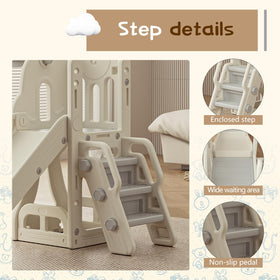 Baotree toddler slide non-slip steps ensure safe climbing and footing