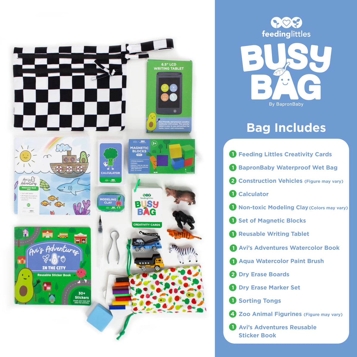 BapronBaby Magnetic Blocks close-up for creative, fine-motor play.