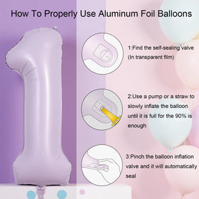 Bapukzy 40inch balloon serves as a striking centerpiece for photos