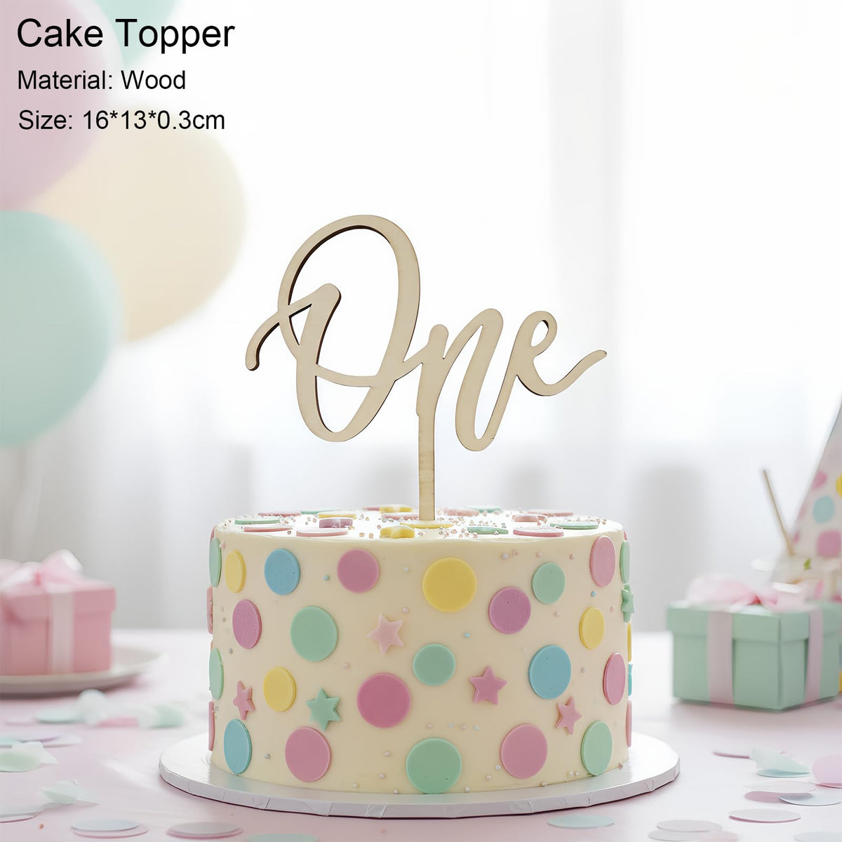 Bapukzy pastel birthday set provides a complete decor solution