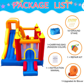 Baralir backyard party-ready inflatable bounce house for year-round fun