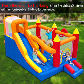 Baralir bounce house climbing wall for active kids' challenge