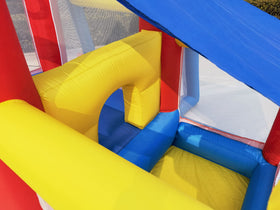 Baralir bounce house in use by kids promoting active energetic play