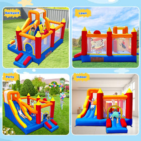 Baralir bounce house obstacle poles for imaginative play and teamwork
