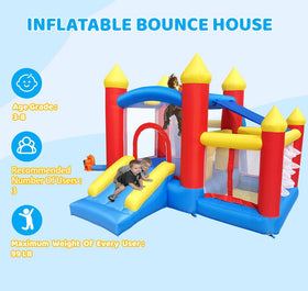 Baralir bounce house with sun cover protecting little ones during sunny sessions