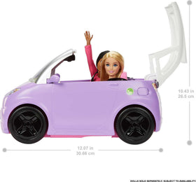 Barbie 2-seater convertible playset ready for two dolls.