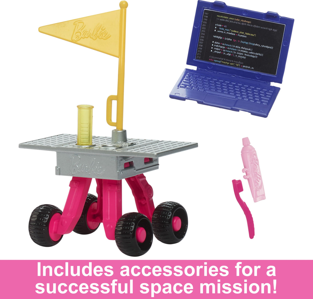 Barbie 65th Anniversary accessories laptop for pretend data logging