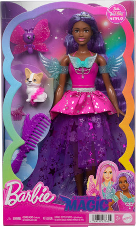 Barbie A Touch of Magic inspired doll for ages 3 and up and imaginative play.