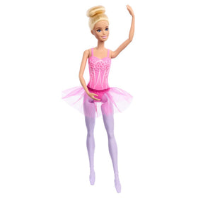 Barbie ballerina doll in purple removable tutu for imaginative play