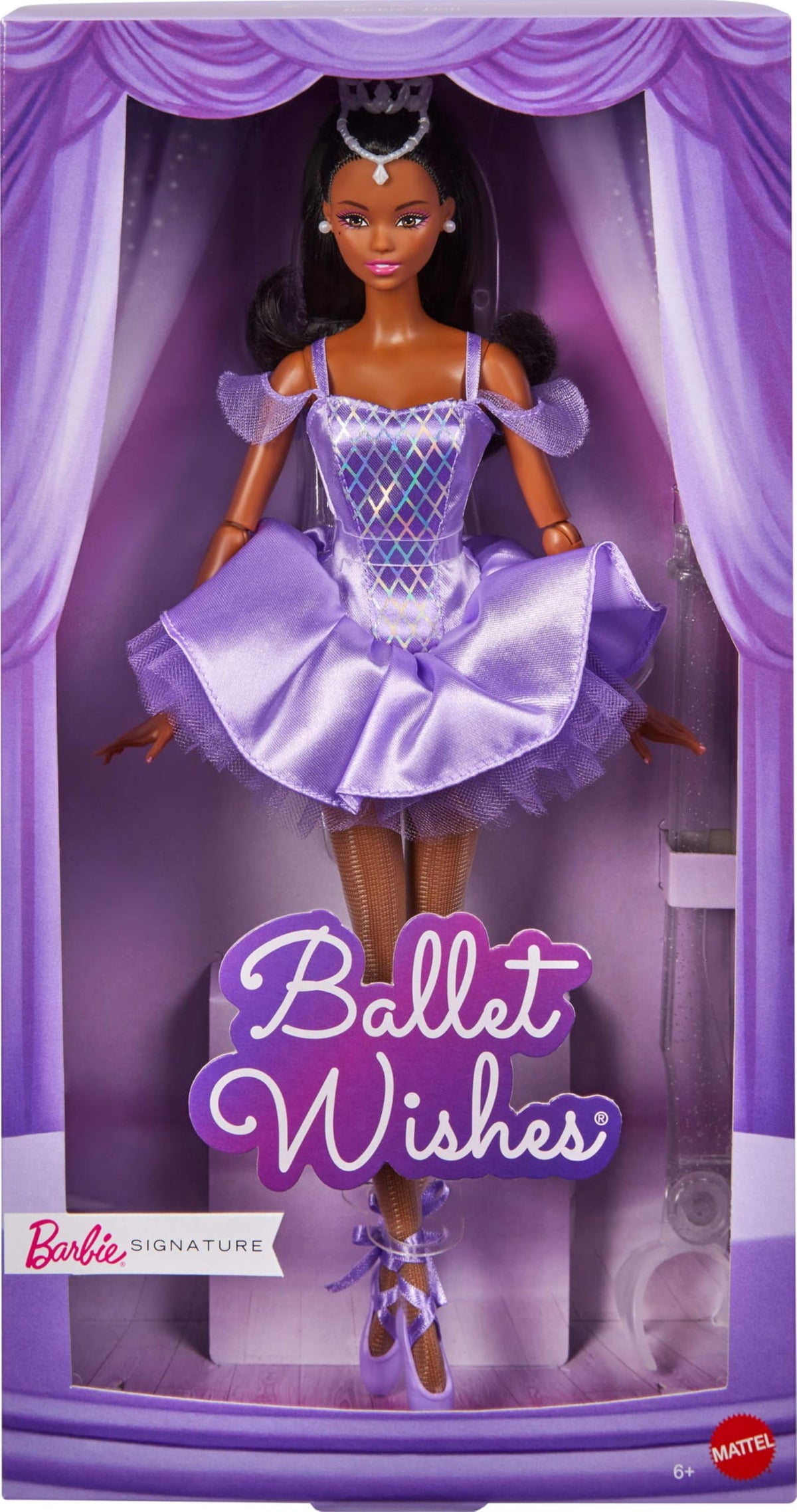 Barbie Ballet Wishes gift packaging enhances gifting and display presentation.