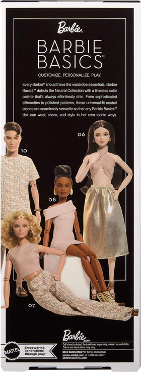 Barbie Basics Model 09 includes stand and authenticity certificate for display