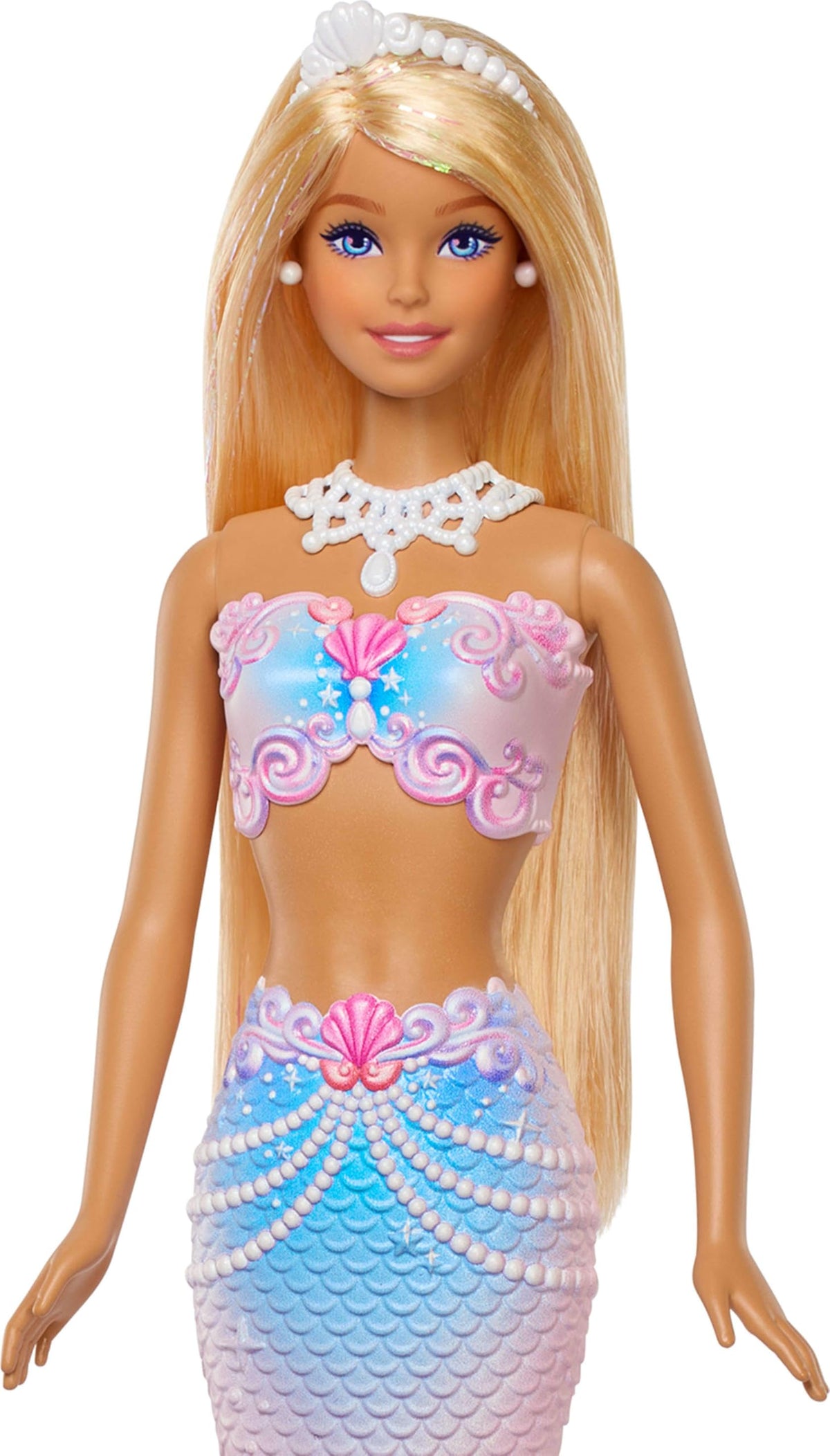 Barbie Bubble Sparkle Mermaid doll pink tail and pearl details enchant storytelling
