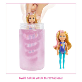 Barbie Chelsea Color Change hair feature adds tactile surprise during play