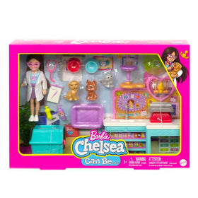 Bird with moving swing enhances the Barbie Chelsea Pet Vet scene