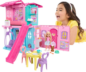 Barbie Chelsea Pop-Up House front view for imaginative play
