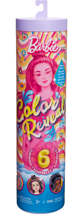 Barbie Color Reveal bodice color-change effect during water play